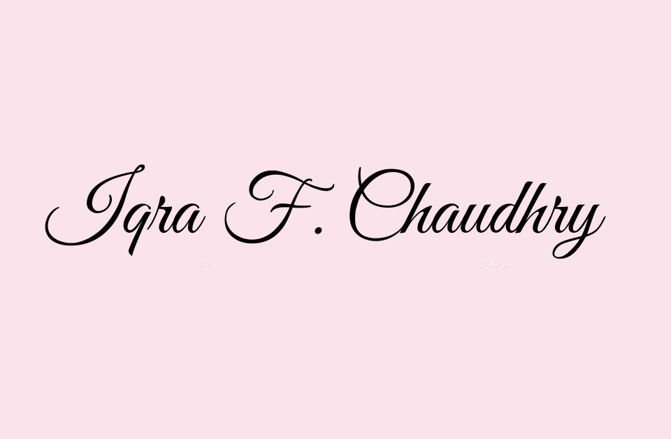 Iqra F.Chaudhry